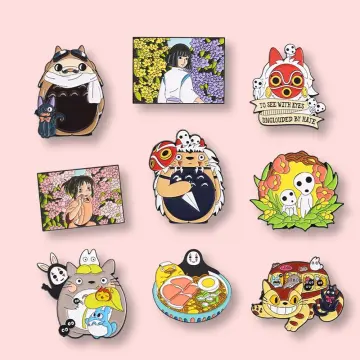 Anime Collection Enamel Pins Set Custom Cartoon Icon Brooch Lapel Badge  JOJO Bojji Nezuko SK∞