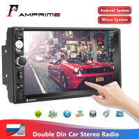 AMPrime Android Car Radio Mirror Link Autoradio 2 din General Car Models 7 Touch Screen Bluetooth Auto stereo Rear View Camera