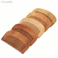 1Pc Natural Peach Wood Comb Close Teeth Anti-static Head Massage Beard Hair Care Tool Beauty Accessories Barber Womens Hairdres