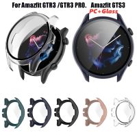 ✣✆ PC Protective Case Tempered glass Screen Protector for Huami Amazfit GTR3 GTR 3 Pro GTS3 GTS 3 Cover Smart Watch Bumper Shell