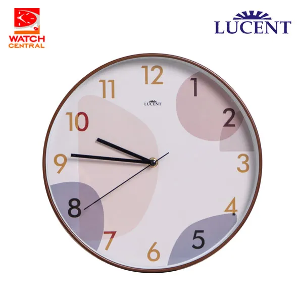 Lucent R7008 Coffee Analog Wall Clock Lazada PH