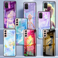 Tinker Bell Princess สำหรับ Samsung Galaxy S22 Ultra S21 Plus S20 FE หมายเหตุ20 10 Lite S10 S9 S8 S10e Tempered ฝาครอบศัพท์