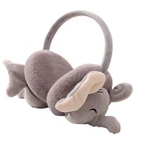 Cute Animal Earmuffs Ear Warmers Protector Fur Lovely Elephant Winter Warm Outdoor Ear Covers Headband Fur Earwarmer