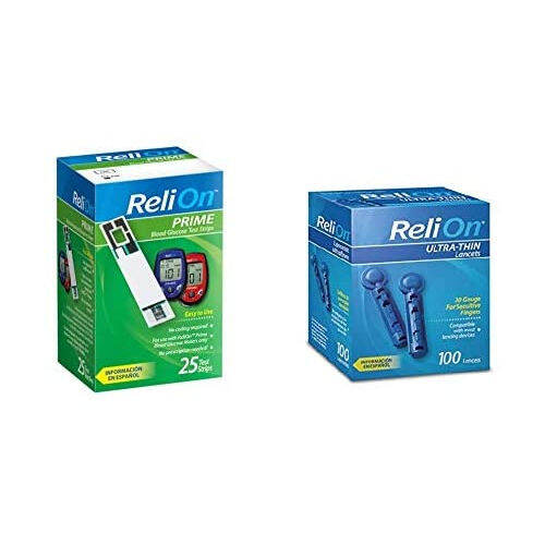 Reli On Sets Relion 30g Ultra Thin Lancets 100 Ct Relion Prime Blood