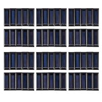 60Pcs Mini Solar Panel New 0.5V 100MA Solar Cells Photovoltaic Panels Module Sun Power Battery Charger 53 x 18 x 2.5mm