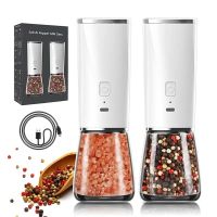 Xiaomi Rechargeable Electric Pepper Grinder Automatic Gravity Salt Pepper Mill grass grinder Adjustable Coarseness 170ML High Ca