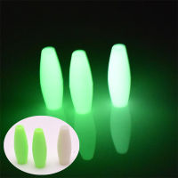 Fluorescent sleeve for squid bait Octopus lure hook Glowing round hollow tube casing cuttlefish fishing accessories Jig tool DIY