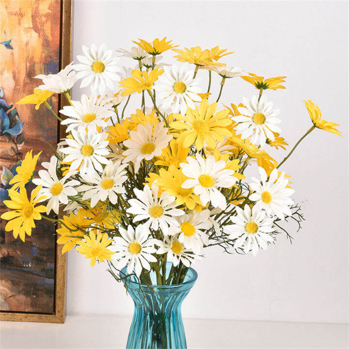 spring-floral-decorations-wedding-flower-arrangements-yellow-daisy-decorative-wreath-artificial-daisy-flower-arrangement-home-floral-decor