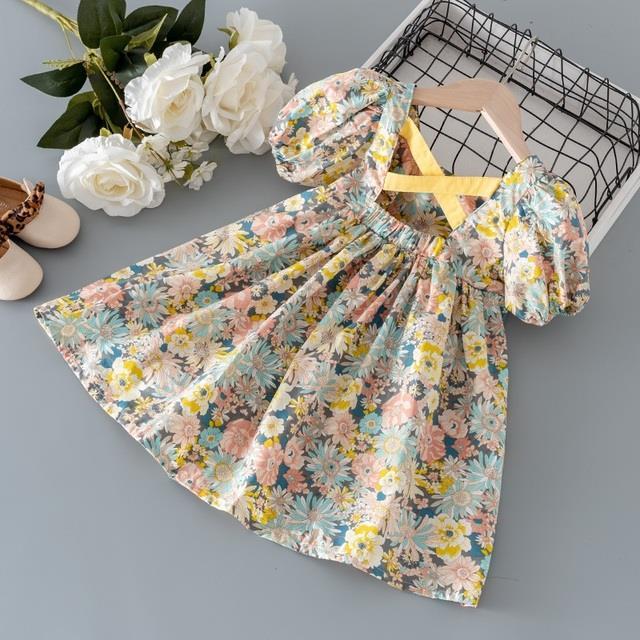 summer-girls-dress-2023-new-style-bud-sleeve-splicing-cake-skirt-for-kid-1-to-8-years-old-fashionable-fashionable-princess-skirt