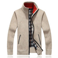 LEGIBLE 2022 Mens Sweaters Autumn Winter Wool Zipper Cardigan Sweaters Man Casual Knitwear Sweatercoat Male