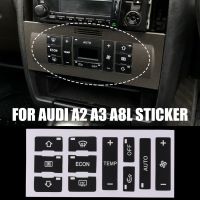 ∋☜ For Audi A2/ A3 8L A/C AS/TP Audi A4 B6 B7 Button Repair Kit Fix Car Stickers Air Condition Control Switch Button Repair Sticker