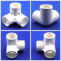 ◎ 2pcs ID 20 50mm 3 Way PVC Pipe Connectors Home DIY Storage Shelf Stereo Joints Garden Irrigation Drain Water Tube Fittings