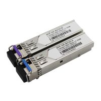 1.25Gb /S ตัวรับส่งสัญญาณ SFP ไฟเบอร์โหมดเดียว20Km 1310nm/1550nm LC DDM จุดเชื่อมต่อส่วนประกอบเน็ตเวิค