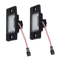 2Pcs No Error Led Number License Plate Light For Golf 5 Touring Touareg Tiguan Porsche Cayenne