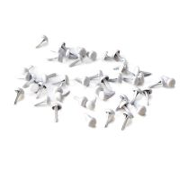 500pcs 4.5mm White Metal Brads for Scrapbooking Accessories Paper Crafts Wedding Supplies Invitations Children Puppy Decoration