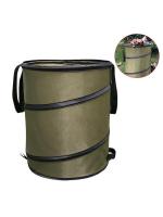 Foldable Trash Can Collapsible Lawn and Leaf Bag Reusable Outdoor Trash Garden Yard Trash Bag Foldable Camping Recycling Bin Leaf Container For Lawn Garden show