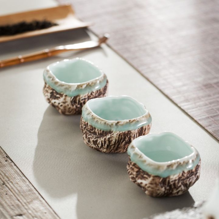 high-end-cups-สไตล์ญี่ปุ่นศิลาดลเลียนแบบหินถ้วยน้ำชาเซรามิกกังฟูชามชาขนาดเล็กสร้างสรรค์แฮนด์เมดโทถ้วยโฮมออฟฟิศ-drinkware