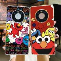 Philander SHOP เคสโทรศัพท์คุกกี้ตัวการ์ตูน Sesame Street น่ารักสำหรับ Samsung S21 A10สำหรับ Redmi Note 7 9ชิ้นฝาครอบ10i 8X P30Pro Huawei เกียรติยศ