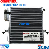 แผงแอร์ ไทรทัน 2005 - 2015 CD0028 Cool Gear รหัส DI447780-34004W condenser For mitsubishi Triton คอนเดนเซอร์ แผงคอยล์ร้อน มิตซูบิชิ ไตรทัน พ.ศ. 2548 ถึง 2558  อะไหล่ แอร์ รถยนต์