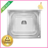 ซิงค์ฝัง 1หลุม LUCKY FLAME BIS0656 สเตนเลสBUILT-IN SINK LUCKY FLAME BIS0656 1B STAINLESS STEEL **โปรโมชั่นสุดคุ้ม โค้งสุดท้าย**