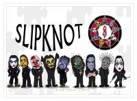 Slipknot โลหะหนัก /Rock Band/ กระดาษคราฟท์สีขาว/โปสเตอร์บาร์/สติ๊กเกอร์ติดผนัง/โปสเตอร์ย้อนยุค/ภาพวาดตกแต่ง