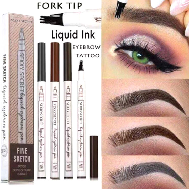 Eyebrow Tattoo Pen Microblading Eyebrow Pencil With A Micro Fork Tip Applicator Creates 