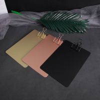 Metal Clipboard Writing Pad File Folders Document Holder School Office Stationery Supply 3 Colors