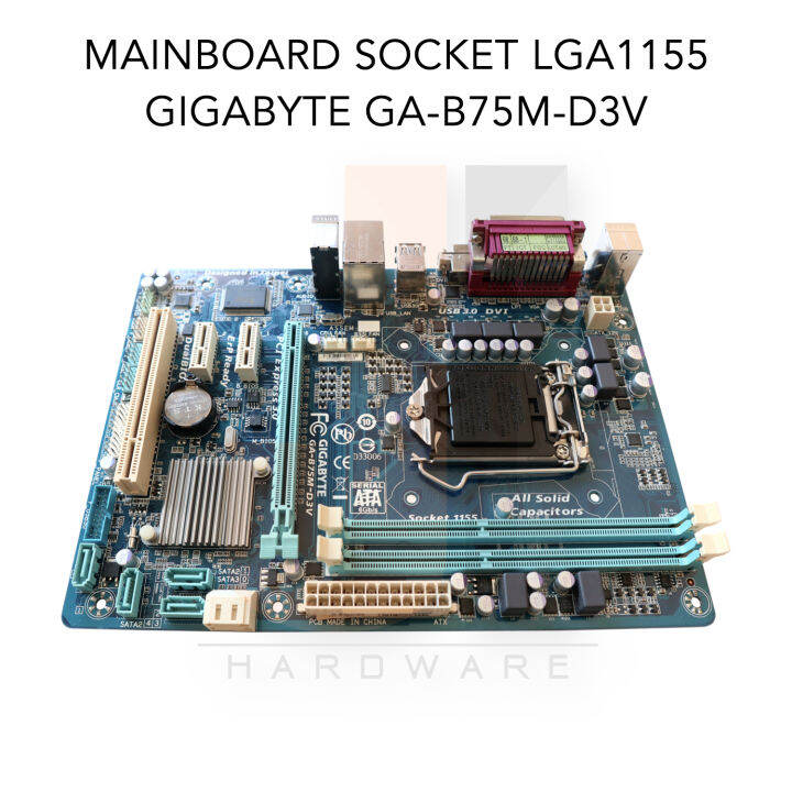 mainboard-gigabyte-ga-b75m-d3v-lga1155-support-intel-core-i-gen-2xxx-and-gen-3xxx-series-สินค้ามือสองสภาพดีมีฝาหลังมีการรับประกัน