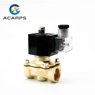 ✟✥♀ 3/8 quot; Brass Solenoid Valve Normally Closed Normally Open IP65 220V Switch Valve Water Valve