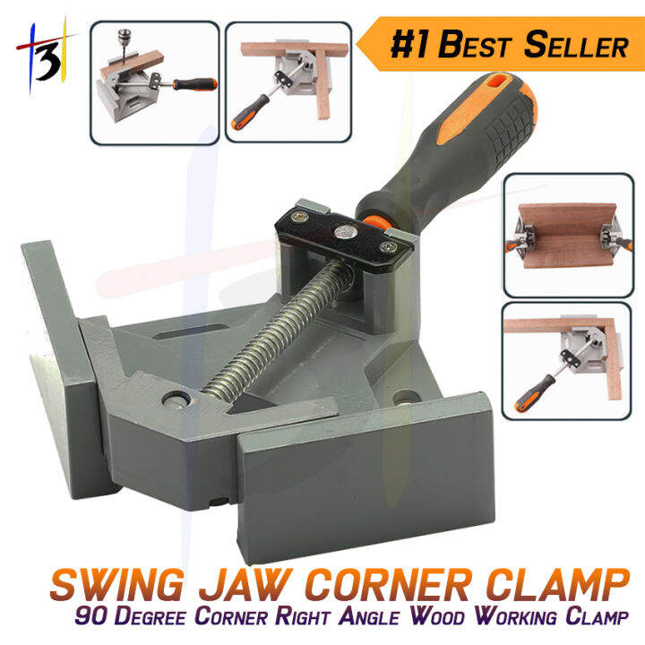 Swing Jaw Corner Clamp 90 Degree Corner Right Angle 68mm Clamp Wood