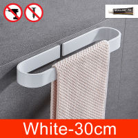 Self-adhesive Black Bath Towel Holder Bathroom Towel Rack No Punch Towel Rail Rack Towel Holder Bath Storage Shelf ML65B