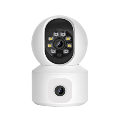 4MP Mini PTZ Security IP Camera Baby Monitor Dual Screens Motion Detection Two Way Audio Indoor AC100-240V EU Plug