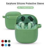 1pc TWS Silicone Protective Case Headset Protector Earphone Protective Case Bluetooth Headset Protective Case For JBL Tune 220