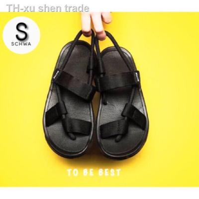 gift 【รองเท้าแตะ】 IAXYUE รองเท้าแตะรัดส้น Sandals SD03 บุรุษสตรี - Black gift