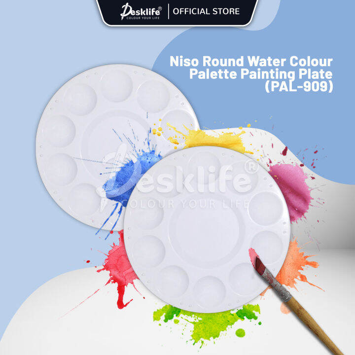 desklife-niso-round-water-colour-palette-painting-plate-pal-909-1s