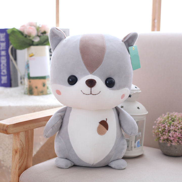 ตุ๊กตากระรอก-ตุ๊กตา-squirrel-ตุ๊กตานุ่มนิ่ม40cmพร้อมส่งจากไทย