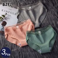 （A So Cute） BZEL 3ชิ้น/ล็อตผู้หญิงเซ็กซี่กลวงออกกางเกงชุดชุดชั้นใน SeamlessBriefs เอวต่ำแข็ง FemaleUnderpants Tanga