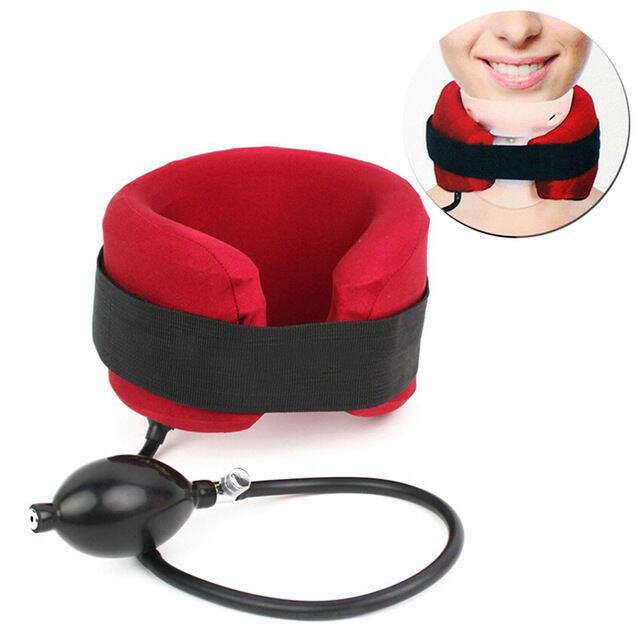 Inflatable Traction Pillow Air Compressor Orthopedic Neck Pillow