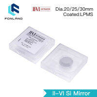 Original II-VI Si กระจก Dia.202530มม. Thk.3mm 10.6um LPMS เคลือบสำหรับ CO2เลเซอร์แกะสลักเครื่องตัด