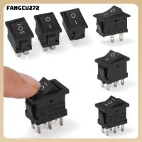 FANGCU272 5ชิ้น2/3/6Pin SPST สวิตช์เปิด/ปิดปุ่มกด10X15มม. KCD1ปุ่มเปิดสวิทช์โยก