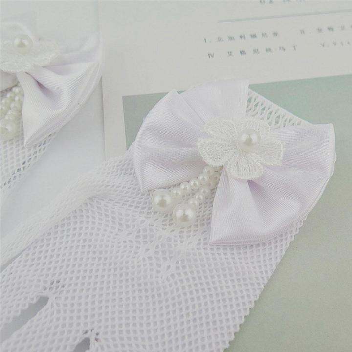 net-bow-tie-dress-girl-child-white-gloves-wedding-dress-white-gloves-boy-princess-flower-gloves-h6b6