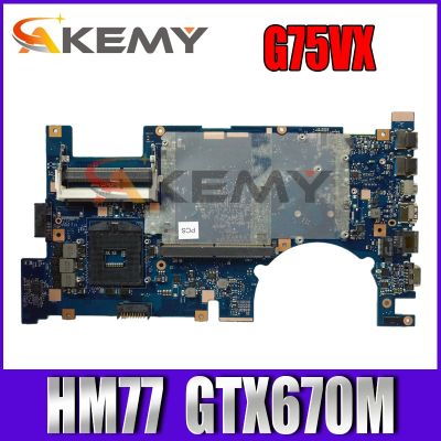 G75VX Motherboard HM77 For Asus 3D LCD Connector Support NVIDIA GeForce GTX 670M 60-NLEMB1001-C03 100 Tested Working Well