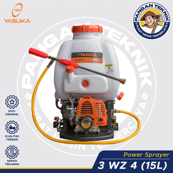 Mesin Semprot Hama | Knapsack Power Sprayer YASUKA (3 WZ 4) | Mesin 2 ...