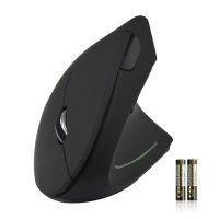 Ergonomic wireless mouse for games, right hand vertical peripherals, 800, 1200, 1600 DPI, USB, pulse light, health computer,