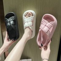 New Womens Summer Couples Anti Slip Feet Feeling Hollow Out Simple Fashion Thick Sole Sandals Shoes Accessories