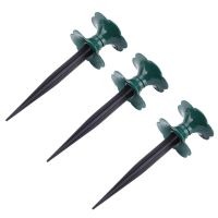 3 Pcs Hose Guide Spike Plants Spikes Stake Holder Ground Garden Roller Decorative Corner Watering Systems  Garden Hoses