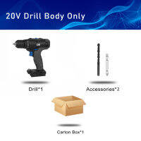 35NM Mini Electric Drill Screwdriver Cordless 20V Screwdriver Household DIY Body Only By PROSTORMER