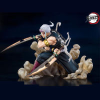 Demon Slayer Kimetsu ไม่มี Yaiba Uzui Tengen พิเศษฉากพิเศษผล Double Blade Anime Action Figure ของเล่น