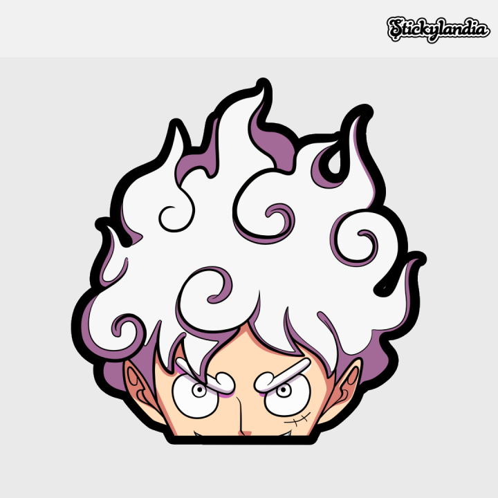 Luffy gear 5' Sticker