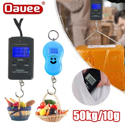 Digital Kitchen Scales Mini Scale Electronic LCD For Fishing Luggage Travel Weighting Steelyard With Backlight 50kg/10g Weight